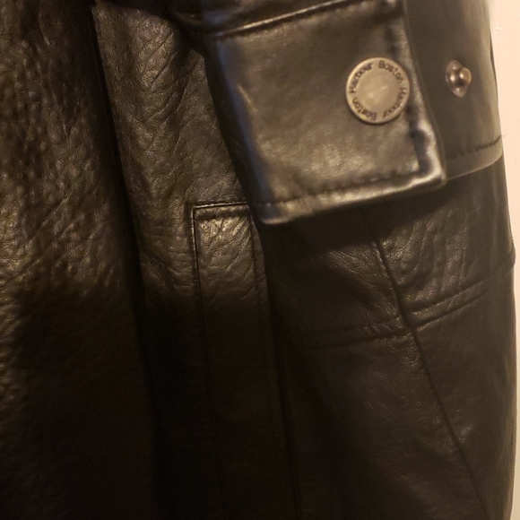 Boston Harbor Leather Bomber jacket Size XXL - Picture 3 of 9